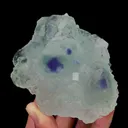 Natural Blue Heart Fluorite, Mineral Specimen:Fujian,China (100*45*85MM) - image 2