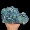 Natural Blue Heart Fluorite, Mineral Specimen:Fujian,China (170*110*70MM) - image 1