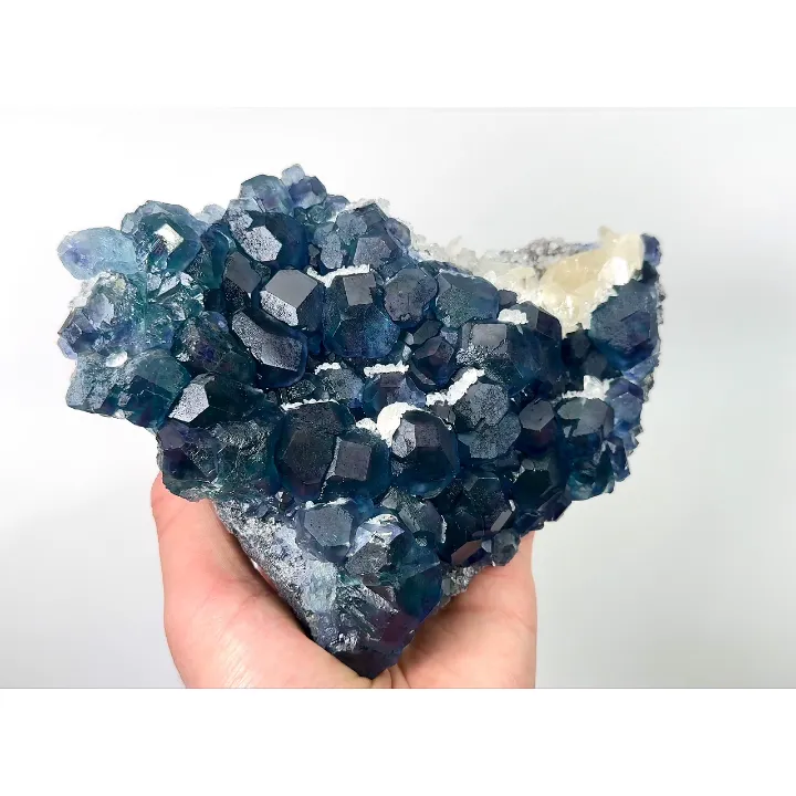 Natural Blue Heart Fluorite, Mineral Specimen:Fujian,China (190*145*55MM) - image 3