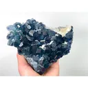 Natural Blue Heart Fluorite, Mineral Specimen:Fujian,China (190*145*55MM) - image 3