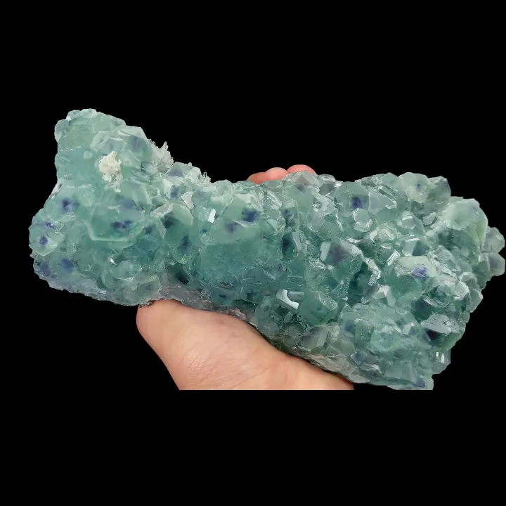 Natural Blue Heart Fluorite, Mineral Specimen:Fujian,China (200*100*55MM) image