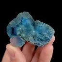 Natural Blue Heart Fluorite, Mineral Specimen:Fujian,China (50*40*20MM) - image 4