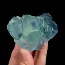 Natural Blue Heart Fluorite, Mineral Specimen:Fujian,China (65*60*35MM) - image 3
