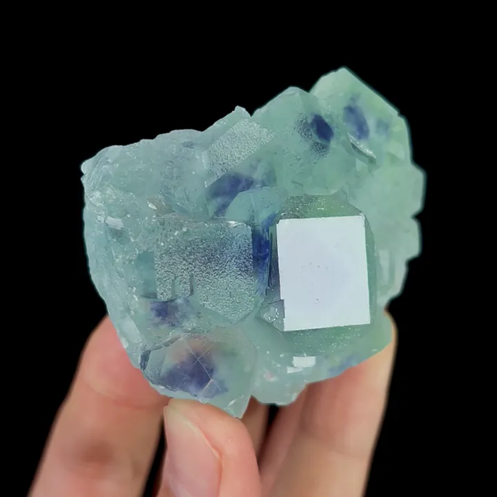 Natural Blue Heart Fluorite, Mineral Specimen:Fujian,China (70*40*35MM) - image 3