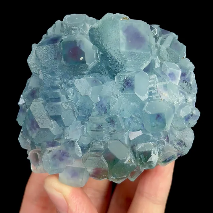 Natural Blue Heart Fluorite, Mineral Specimen:Fujian,China (75*70*35MM) - image 2