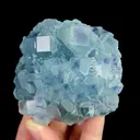 Natural Blue Heart Fluorite, Mineral Specimen:Fujian,China (75*70*35MM) - image 1