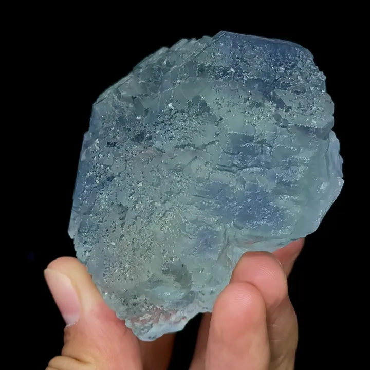 Natural Blue Heart Fluorite, Mineral Specimen:Fujian,China (75*70*55MM) - image 2