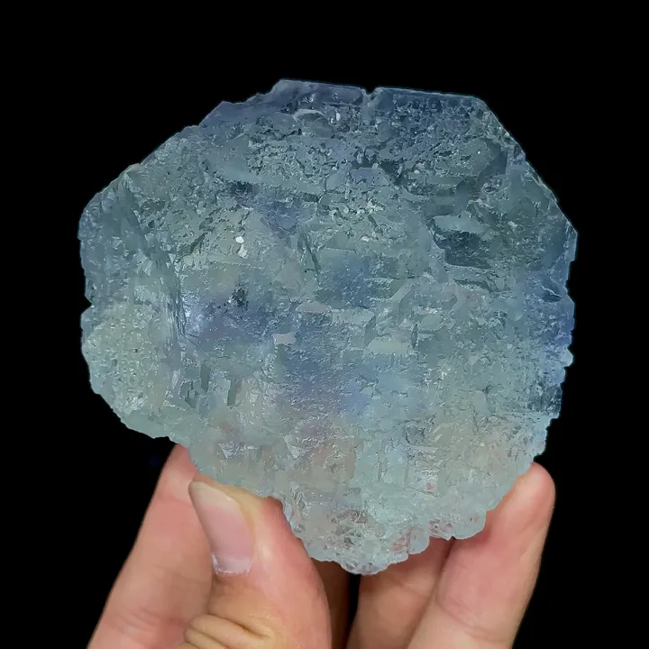 Natural Blue Heart Fluorite, Mineral Specimen:Fujian,China (75*70*55MM) image