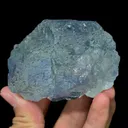 Natural Blue Heart Fluorite, Mineral Specimen:Fujian,China (75*70*55MM) - image 3