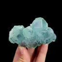 Natural Blue Heart Fluorite, Mineral Specimen:Fujian,China (85*50*40MM) - image 4