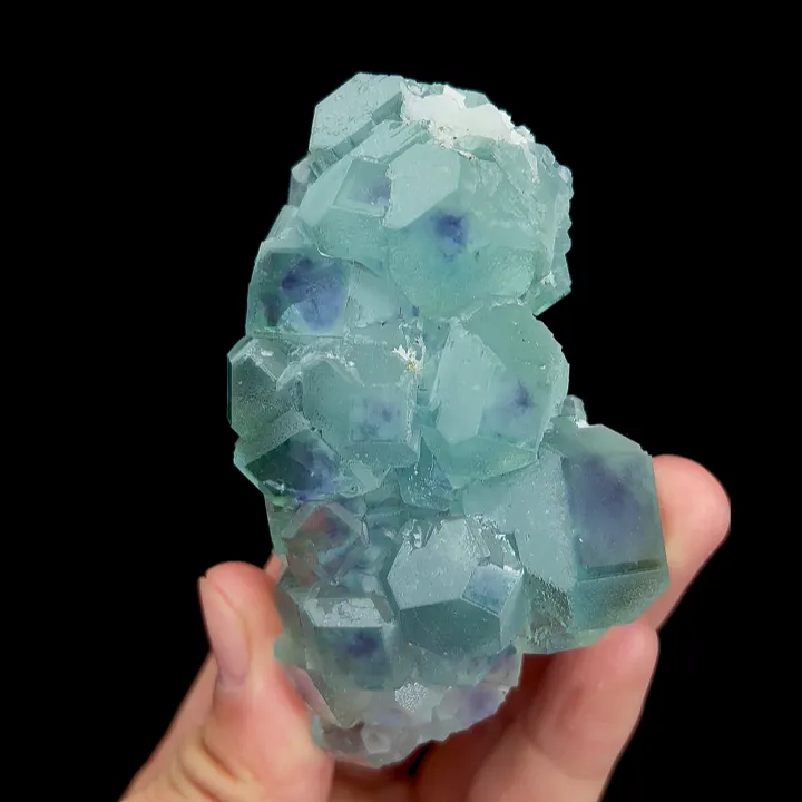 Natural Blue Heart Fluorite, Mineral Specimen:Fujian,China (85*50*40MM) - image 3