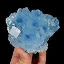 Natural Blue Heart Fluorite, Mineral Specimen:Fujian,China (90*70*45MM) - image 4