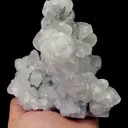 Natural Blue Octahedral Fluorite with Calcite and Crystal Mineral Specimen,High Quality Specimen,FUJIAN,CHINA(130*86*140mm) - image 4
