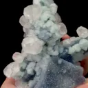 Natural Blue Octahedral Fluorite with Calcite and Crystal Mineral Specimen,High Quality Specimen,FUJIAN,CHINA(130*86*140mm) - image 3
