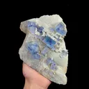 Natural Blue Phantom Fluorite and Calcite, Mineral Specimen: Yaogangxian,Hunan (140*180*60MM) - image 6