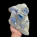 Natural Blue Phantom Fluorite and Calcite, Mineral Specimen: Yaogangxian,Hunan (140*180*60MM) - image 2