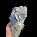 Natural Blue Phantom Fluorite and Calcite, Mineral Specimen: Yaogangxian,Hunan (140*180*60MM) - image 4