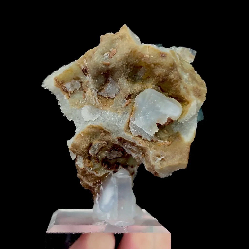 Natural Blue Phantom Fluorite and Crystal Mineral Specimen,High Quality Specimen,YAO GANG XIAN,HUNAN,CHINA(55*35*70mm) - image 4