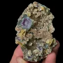 Natural Blue Phantom Fluorite and Mica, Mineral Specimen:Inner Mongolia (70*45*25MM) - image 4