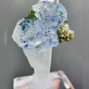 Natural Blue Phantom Fluorite and Quartz coexist comes from Yaogangxian,Hunan 35*30*55MM - image 2