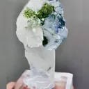 Natural Blue Phantom Fluorite and Quartz coexist comes from Yaogangxian,Hunan 35*30*55MM - image 4