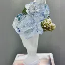 Natural Blue Phantom Fluorite and Quartz coexist comes from Yaogangxian,Hunan 35*30*55MM - image 1