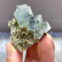 Natural Blue Phantom Fluorite and Quartz comes from Zhejiang,China 45*35*25MM - image 3