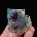 Natural Blue Phantom Fluorite and Quartz, Mineral Specimen:Yaogangxian,Hunan (35*40*20MM) - image 2