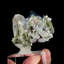 Natural Blue Phantom Fluorite and Quartz, Mineral Specimen:Yaogangxian,Hunan (45*30*45MM) - image 5