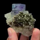 Natural Blue Phantom Fluorite and Quartz, Mineral Specimen:Yaogangxian,Hunan (45*50*35MM) - image 3