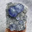 Natural Blue Phantom Fluorite and Quartz Symbiosis comes from Fujian,China 55*65*30MM - image 1