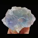 Natural Blue Phantom Fluorite and Quartz Symbiosis comes from Yaogangxian,Hunan 105*70*35MM - image 2