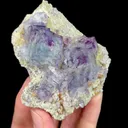 Natural Blue Phantom Fluorite and Siderite, Mineral Specimen: Inner Mongolia,China (80*70*30MM) - image 4
