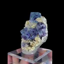 Natural Blue Phantom Fluorite and Siderite, Mineral Specimen: Yindu,Inner Mongolia (50*60*30MM) - image 2