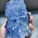 Natural Blue Phantom Fluorite comes from Fujian,China 130*115*70MM - image 2