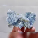 Natural Blue Phantom Fluorite comes from Inner Mongolia,China 75*45*20MM - image 6