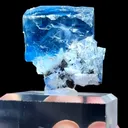 Natural Blue Phantom Fluorite comes from Xianghualing,Hunan 30*20*30MM - image 4