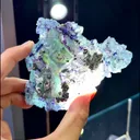 Natural Blue Phantom Fluorite  comes from Yaogangxian, Hunan 95*80*30MM - image 3