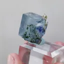 Natural Blue Phantom Fluorite comes from Yaogangxian,Hunan 20*20*20MM - image 3