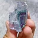 Natural Blue Phantom Fluorite comes from Yaogangxian,Hunan 35*40*30MM - image 2