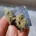 Natural Blue Phantom Fluorite comes from Yaogangxian,Hunan 40*30*30MM - image 4
