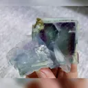 Natural Blue Phantom Fluorite comes from Yaogangxian,Hunan 70*50*35MM - image 3