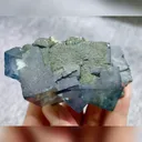 Natural Blue Phantom Fluorite comes from Yaogangxian,Hunan 75*45*30MM - image 3