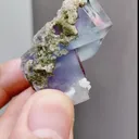 Natural Blue Phantom Fluorite comes from Yaogaoxian,Hunan 35*35*30MM - image 5