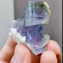 Natural Blue Phantom Fluorite comes from Yaogaoxian,Hunan 35*35*30MM - image 3