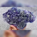 Natural Blue Phantom Fluorite comes from Yindu,Inner Mongolia 125*85*25MM - image 3