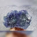Natural Blue Phantom Fluorite comes from Yindu,Inner Mongolia 128*85*35MM - image 5