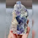 Natural Blue Phantom Fluorite comes from Yindu,Inner Mongolia 50*85*40MM - image 4