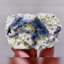 Natural Blue Phantom Fluorite & Mica, Mineral Specimen: Inner Mongolia,China (80*50*30mm) - image 4