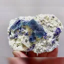 Natural Blue Phantom Fluorite & Mica, Mineral Specimen: Inner Mongolia,China (80*50*30mm) - image 2